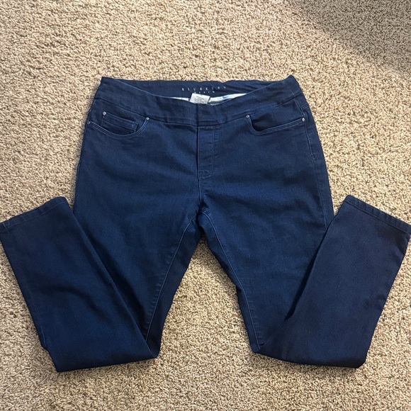 Stylish Navy Skinny Jeans for Women - Picture 1 of 5